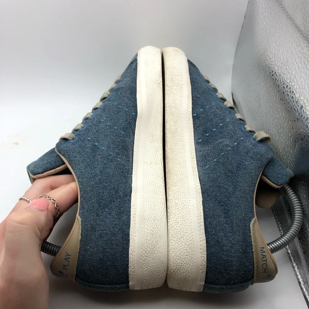 Adidas Match Play mens blue denim sneakers size 5.5